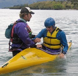 Canoeing fully clothed